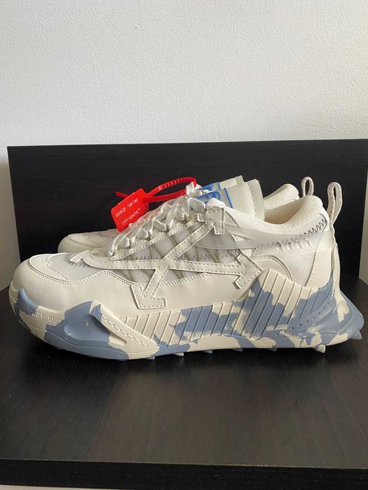 Adidasi Off-White Odsy-1000 Albi 40x42