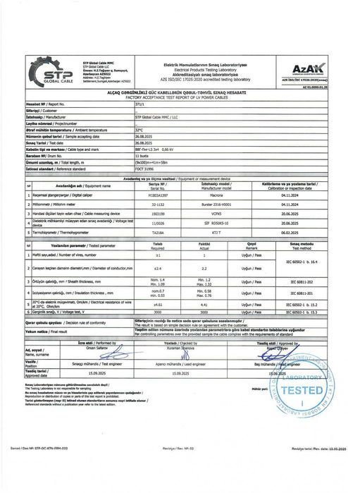 Кабель ВВГнг LS 3х2.5 — в наличии!
