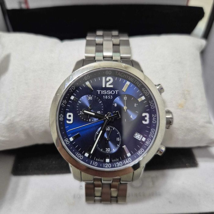 Ceas Barbatesc Tissot PRC 200 Albastru Cutie Zeus Amanet Rahova 34290