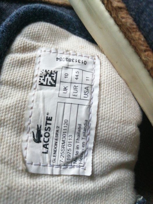 Pantofi sport Lacoste din panza