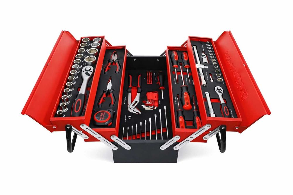 Trusa scule metalica 85 piese cu sertare organizare completa