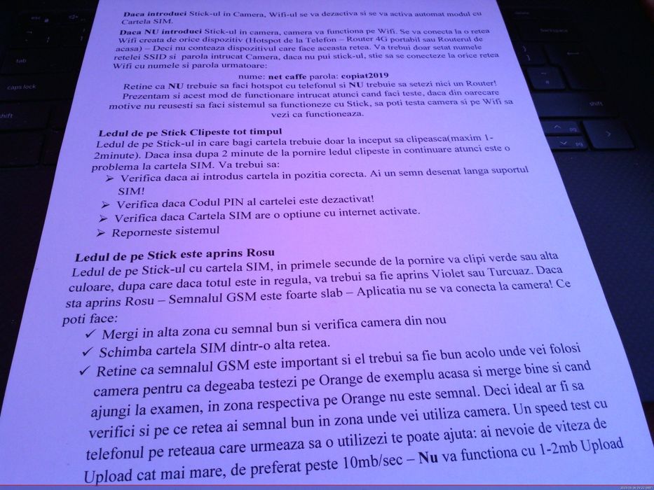 Casca japoneza + camera tip nasture