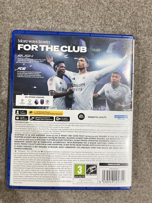 Продам диск Fifa 25 на PS 5