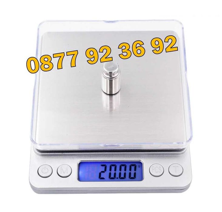 ПРОМОЦИЯ! ПРОФЕСИОНАЛНИ бижутерски везни, ЕЛ. ВЕЗНА до 500гр. 0.01 гр
