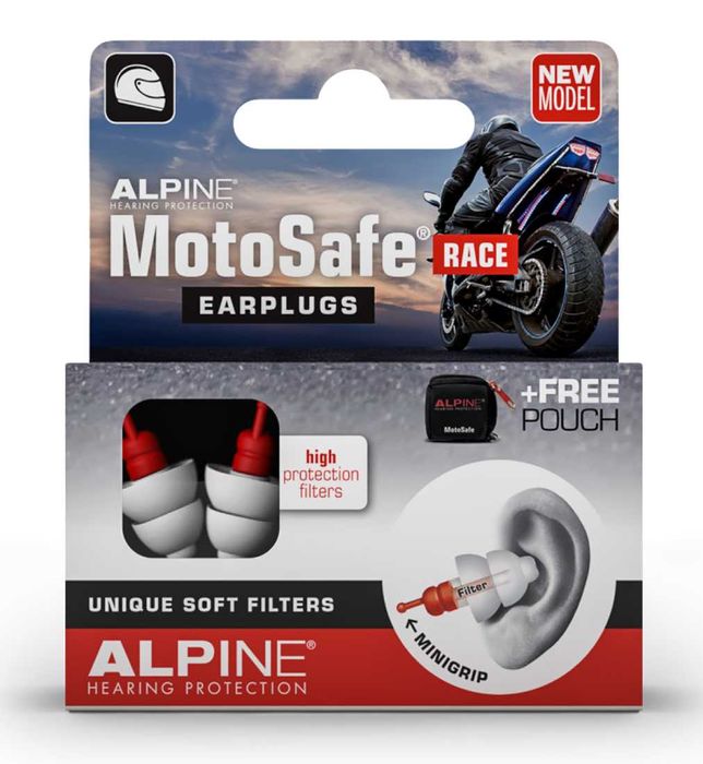 Dopuri de urechi Alpine MotoSafe Race, dopuri moto de urechi moto NOI