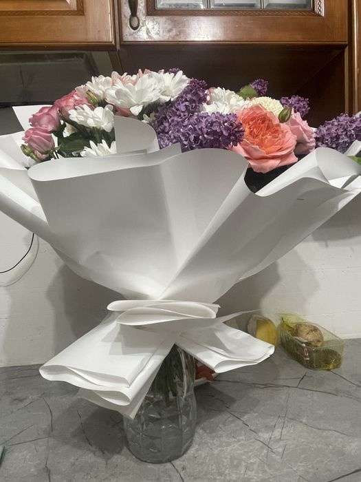 Цветы очень свежие