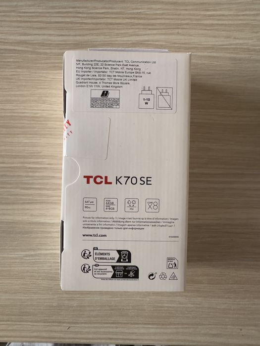 Smartphone TCL K70SE ecran q HD 6,6” 90 herti 64G stocare 6+8G RAM