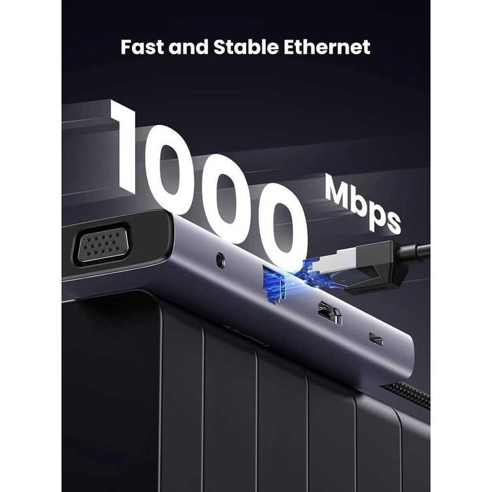 UGREEN 10-in-1 USB-C Hub — универсальная док-станция для ноутбуков