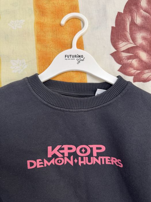 Детская кофта свитшот с принтом K-pop Deamon Hunters