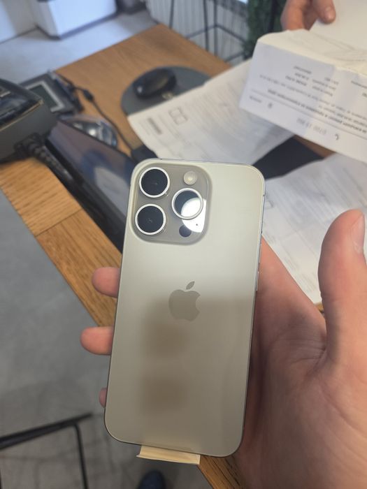 ЧИСТО НОВ iPhone 15 Pro 100% Battery Подменен по Гаранция 0 цикъла
