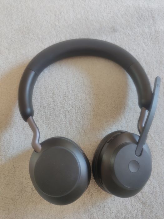 Casti wireless/bluetooth jabra evolve 2 65 pentru birou/muzica