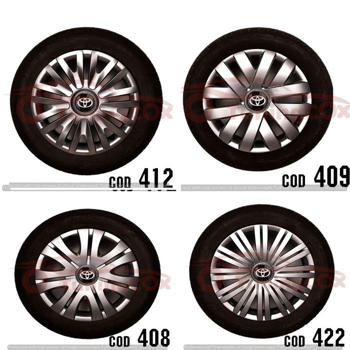capace roti toyota r16  la set de 4 buc,capace janata aliaj