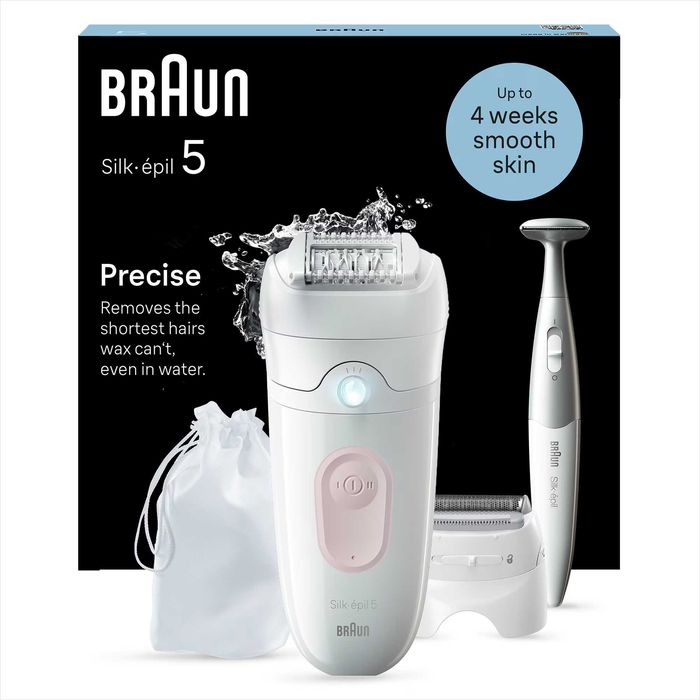 Epilator Braun Silk-épil 5 5-230 Trimmer Bikini + 5 accesorii