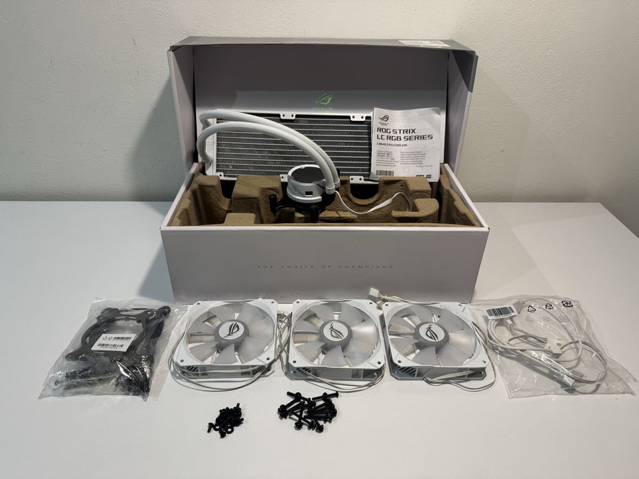 Cooler Procesor Asus Rog Strix LC 360 RGB, Alb