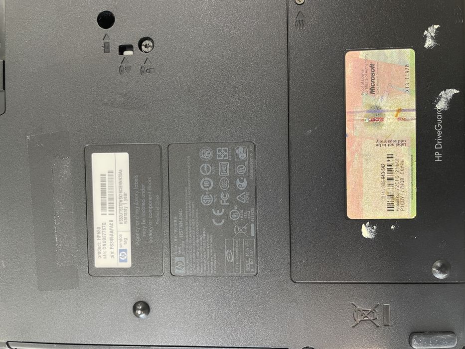 Ноутбук HP 550 продаётся