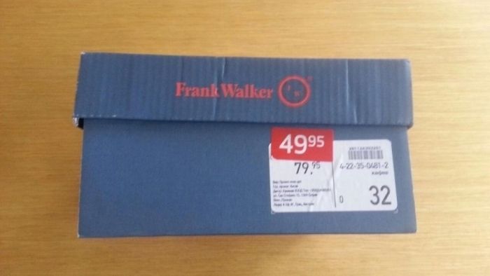 Детски есенно-зимни обувки за момче Frank Walker - размер 32