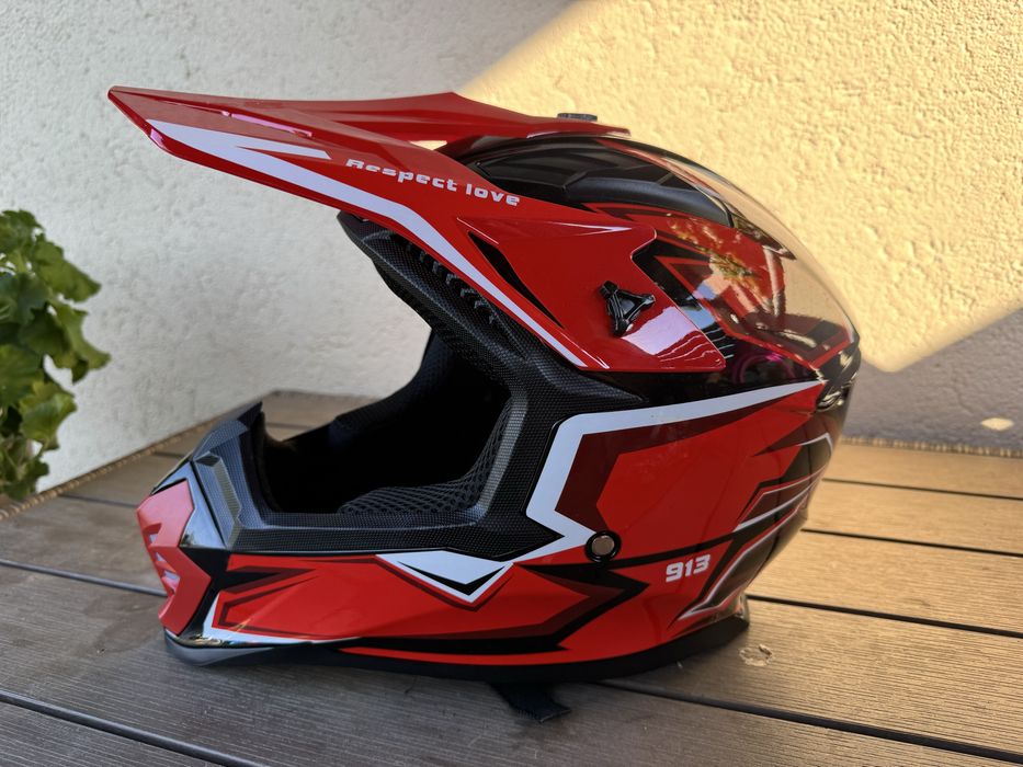 Casca moto cross tritineza downhill , marimea L , NOU