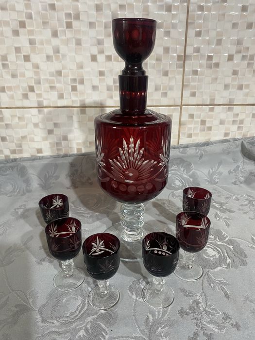 2 seturi decoahare , din rubin , fara defecte