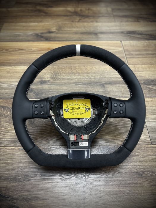 Volan piele Nappa Tesit VW Golf 5, Passat B6,Touran, Jetta,Tiguan