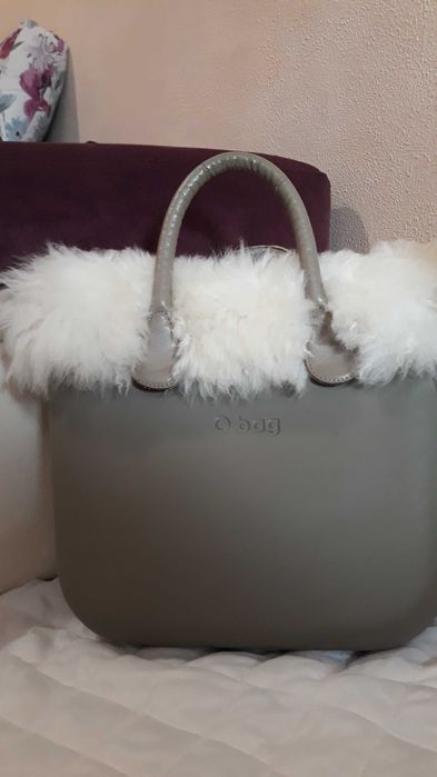 Зимен аксесоар Обаг Obag кожа лисица