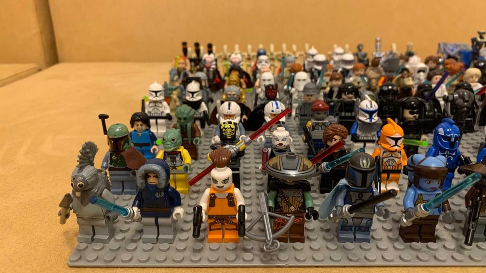 115 Lego Minifigurine  StarWars Colectie valoare piata 1700e ORIGINALE