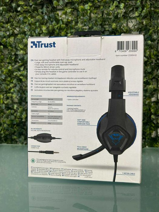 Геймърски слушалки Trust GTX 404B RANA за PS4 и PS5 - нови