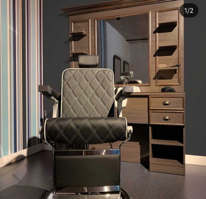 Бръснарски стол Karl - бърза доставка - наличен