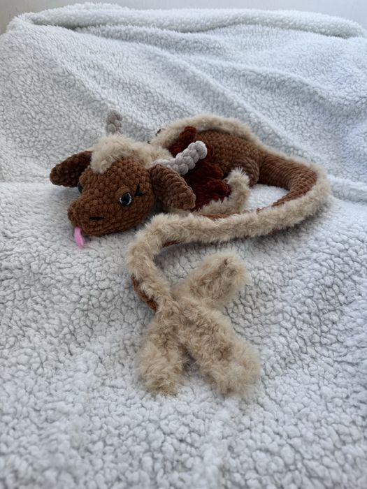 Dragoni croșetați, handmade la comandă, jucării pentru copii