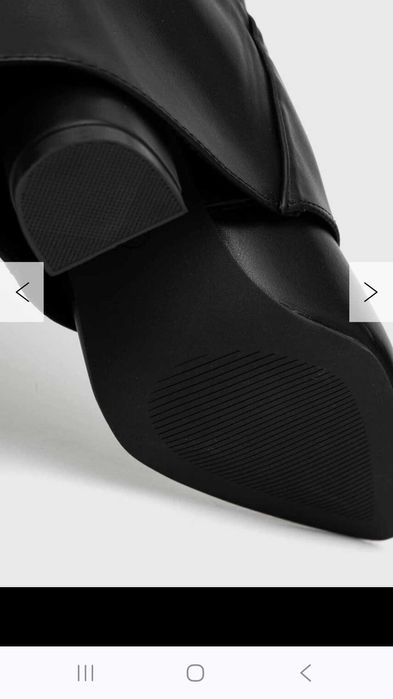 НОВИ! Дамски елегантни ботуши със скрит ток, размер 37