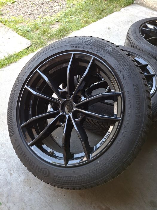 Set de jante r17 cu anvelope 225 50 r17 Continental