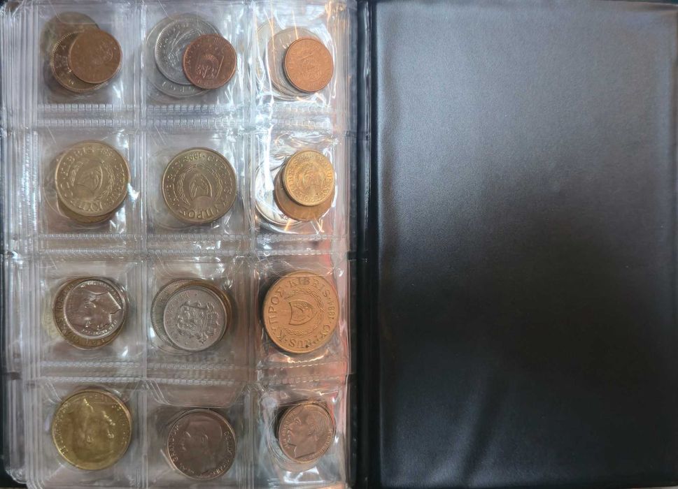 монети 7 държави  120 бр