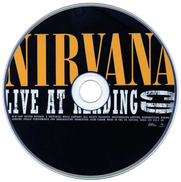 CD Nirvana - Live at Reading 1992