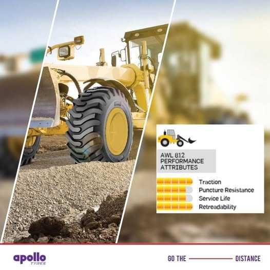 Гума строителна техника 15.5-25 TL AWL 812 APOLLO