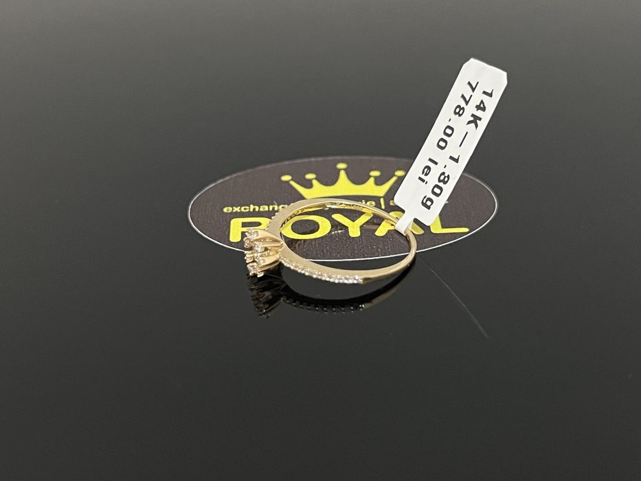 Bijuteria Royal CB : Inel dama aur nou 14k 1,30gr