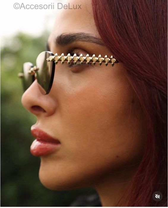 Ochelari de Soare Cartier CT0543S Noi Full Box [Verificare Colet] Gold