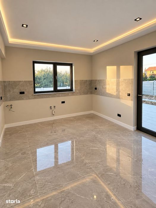 Casa individuală, 4 camere, 2 grupuri sanitare, camera tehnică, terasa