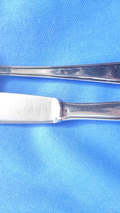 2 x Seturi tacamuri, alpaca, baroc, marcate, 1960-65