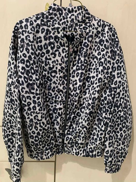 Jachetă de damă subtire, cu imprimeu leopard, M/L