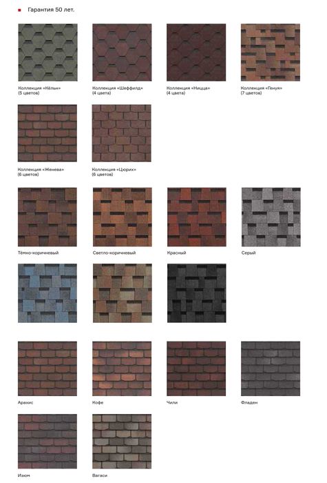 Гибкая черепица Döcke