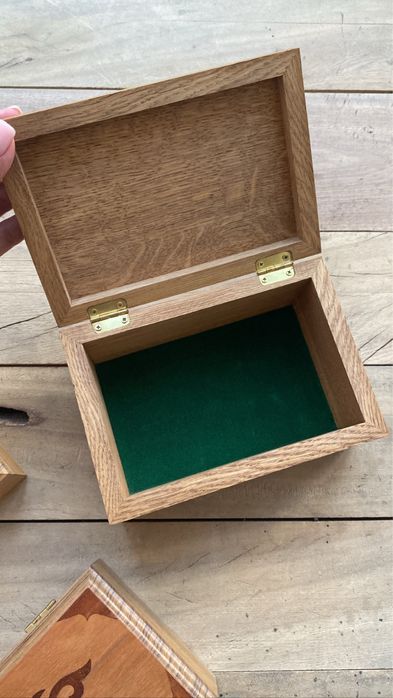 Шкатулки массив дерева новые