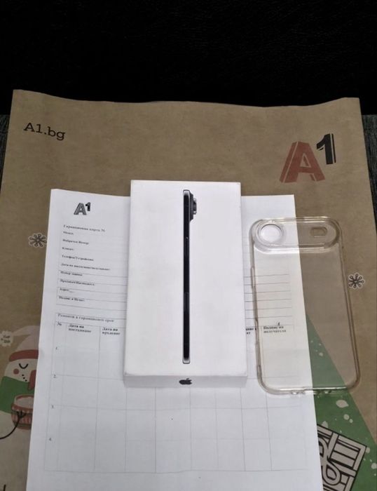 256GB iPhone 17 Air Гаранция от A1 до 2027г. Black | Черен