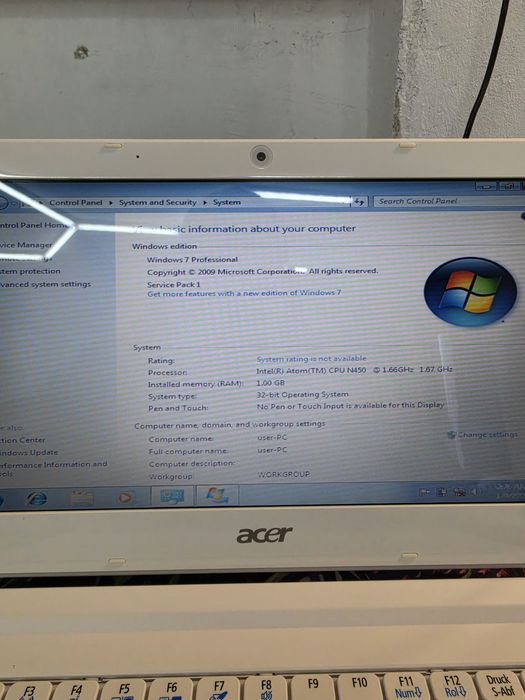 Laptop Acer Aspire One Happy Mini Laptop 10.1"