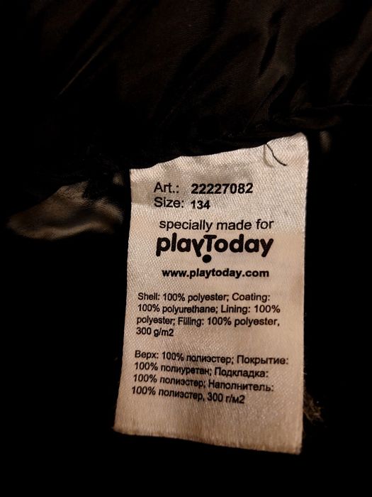 Куртка зимняя, чёрная