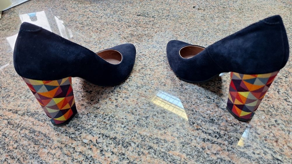 Pantofi din piele întoarsă (35)