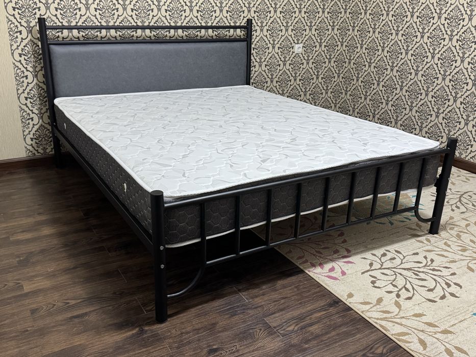 Металлические Кровать Лофт. Двуспальная кровать. Temir Kravat.