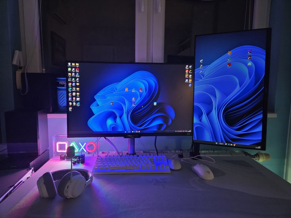Уникален БЯЛ Геймърски Компютър | RX 9060 XT 16GB | Ryzen 5 5500 | 1TB NVMe | 16GB RAM