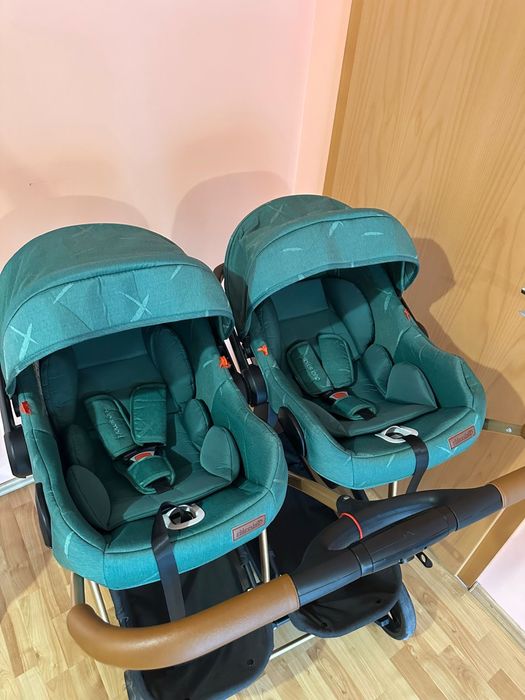 Caruț gemeni 3 în 1