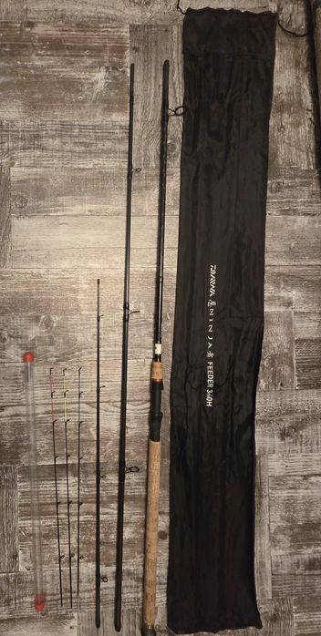 Lanseta Daiwa Ninja 3.60 m 150G /  Mulineta Daiwa N'ZON LT