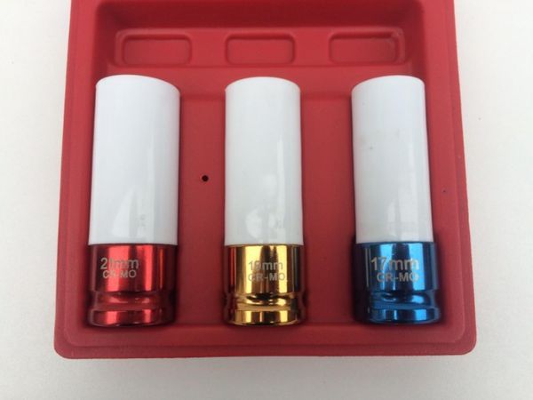 Set Tubulare cu protectie 3 piese 17,19,21mm