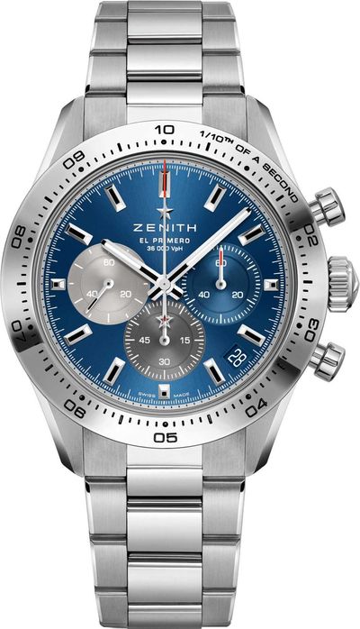 Zenith Chronomaster Sport 41 Blue Нов Full Set Гаранция